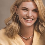 Coeur de Lion Cube Nexus Necklace Gold-Pastel - 3022/10-1038