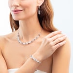 Coeur de Lion Dancing Crystals Bracelet Silver-Crystal - 4639/30-1817
