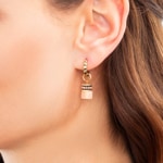 Coeur de Lion EAR ME UP Charm GeoCUBE® Or-Abricot - 0057/44-0236