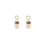 Coeur de Lion EAR ME UP Charm GeoCUBE® Or-Abricot