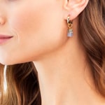 Coeur de Lion EAR ME UP Charm GeoCUBE® Or-Gris - 0057/44-1216