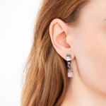 Coeur de Lion EAR ME UP Charm GeoCUBE® Argent-Rose - 0057/44-1917