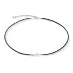 Coeur de Lion Collier Edge & Grace Anthracite-Argent