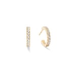 Coeur de Lion Eternal Love Hoops Mini Gold-Crystal