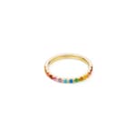 Coeur de Lion Eternal Love Ring Gold-Rainbow
