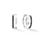 Coeur de Lion Eternal Unity Créoles Argent-Noir