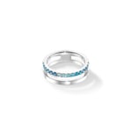 Coeur de Lion Eternal Unity Bague Argent-Bleu - 0136/40-0717