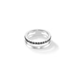 Coeur de Lion Eternal Unity Ring Silver-Black