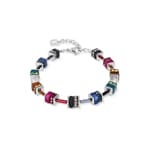 Coeur de Lion Geocube® Armband Classic Polaris & Strass Multicolor Winter - 4409/30-1541