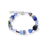 Coeur de Lion Geocube® Bracelet Cobalt Blue - 4014/30-0712