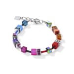 Coeur de Lion GeoCUBE® Armband Multicolor Rainbow