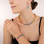 Coeur de Lion Bracelet Geocube® Multicolore Rainbow Or - 2838/30-1573