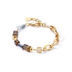 Coeur de Lion Bracelet Geocube® Chunky Chain Or-Brun