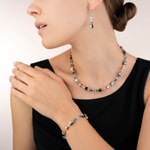 Coeur de Lion Collier Geocube® Bleu Glacier - 4015/10-0730