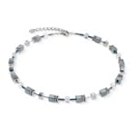 Coeur de Lion Collier Geocube® Platinum