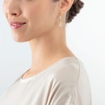 Coeur de Lion Boucles D’Oreilles Geocube® Iconic Nature Or Blanc - 3018/21-1416