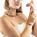 Coeur de Lion Geocube® Iconic Precious Bracelet Festive Red - 4905/30-0316