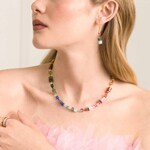 Coeur de Lion Geocube® Iconic Precious Necklace Rainbow - 4905/10-1520