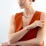 Coeur de Lion Geocube® Precious Fusion Pearls Bracelet Blue - 5086/30-0716