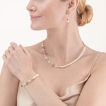 Coeur de Lion Geocube® Precious Fusion Pearls Bracelet Multicolour Pastel - 5086/30-1522