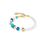 Coeur de Lion Geocube® Precious Fusion Pearls Bracelet Turquoise