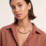 Coeur de Lion Collier Geocube® Precious Grace Rose Smoke - 3041/10-0310