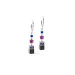 Coeur de Lion Boucles d'Oreilles Geocube® Precious Statement Blue Moon