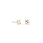 Coeur de Lion Glam Dot Stud Earrings 5 mm Gold-Crystal
