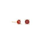 Coeur de Lion Glam Dot Stud Earrings 5 mm Gold-Red