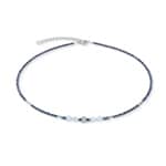 Coeur de Lion Necklace Cube Balance Blue Mist