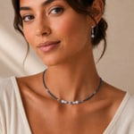 Coeur de Lion Collier Cube Balance Blue Mist - 3048/10-0741