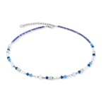 Coeur de Lion Halskette Mosaic Sky Silber - 1140/10-0700