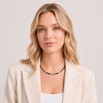 Coeur de Lion Collier Wave Cube Flow Or-Noir - 3044/10-1316