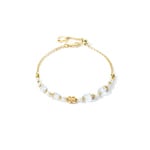 Coeur de Lion Iconic Collection Signature Bracelet Or-Blanc