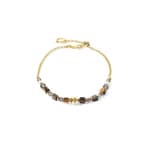 Coeur de Lion Iconic Collection Spike Bracelet Or-Marron