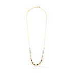 Coeur de Lion Iconic Collection Spike Collier Or-Marron - 1038/10-1116