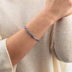 Coeur de Lion Bracelet Mini Cubes Bleu - 4565/30-0700