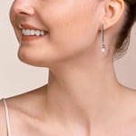 Coeur de Lion Boucles d'Oreilles Asymétrie Perles d'Eau Douce & Acier Inoxydable Blanc-Argenté - 1102/21-1417