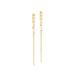 Coeur de Lion Ohrringe Slider Pearl Spike Gold