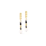 Coeur de Lion Ohrstecker Astoria Noir Pearl Gold