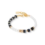 Coeur de Lion Bracelet Precious Fusion Offset Black-Pearl