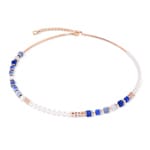Coeur de Lion Collier Bracelet Precious Fusion Offset Or Rose-Bleu