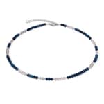Coeur de Lion Rhythm Halskette Jade Navy Silber