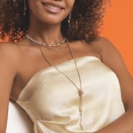 Coeur de Lion Serene Knot Chain Necklace Gold - 1139/10-1614