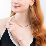 Coeur de Lion Shimmering Princess Pearls Ohrringe Roségold-Weiss - 4312/21-1425