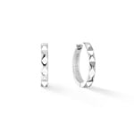 Coeur de Lion Spikes Creolen 23 Silber