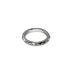 Coeur de Lion Spikes Ring Anthrazit