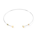 Coeur de Lion Statement Collection Collier Rigide Ouvert Bicolore