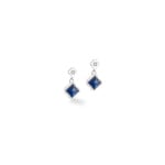 Coeur de Lion Station Collection Clous d'oreilles Argent-Bleu - 1035/21-0717