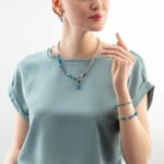 Coeur de Lion Tennis Bracelet Silver-Blue - 0600/30-0717